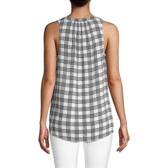 Joie Aruna Checkered
Sleeveless Gingham Blouse Size Small - Picture 2 of 8